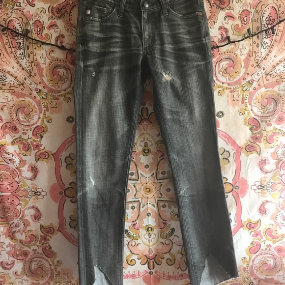 AG Jeans Premiere Skinny Straight Destruction - Picture 2 of 8